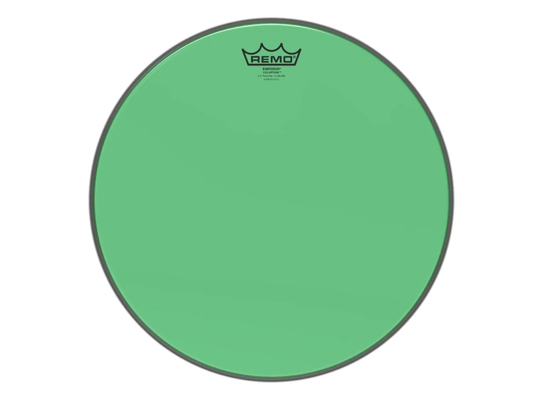 Remo BE-0315-CT-GN Emperor Colortone Green Drumhead, 15" 