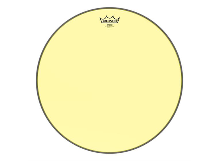 Remo BE-0318-CT-YE Emperor Colortone Yellow Drumhead, 18"