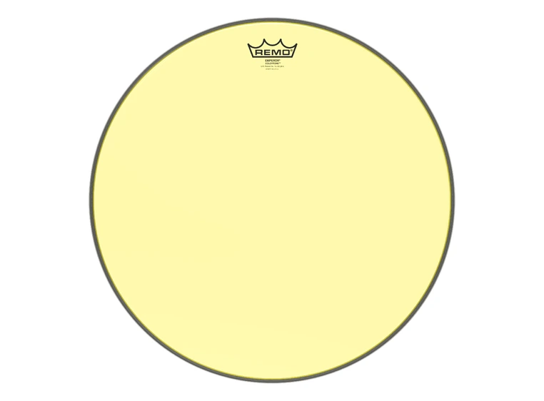 Remo BE-0318-CT-YE Emperor Colortone Yellow Drumhead, 18" 