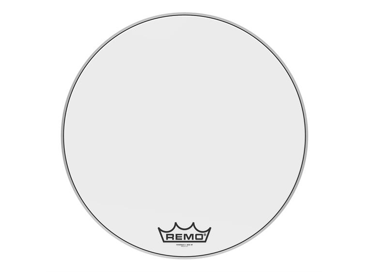 Remo PM-2026-MP- Powermax 2 Ultra White Crimplock Bass Drumhead, 26"