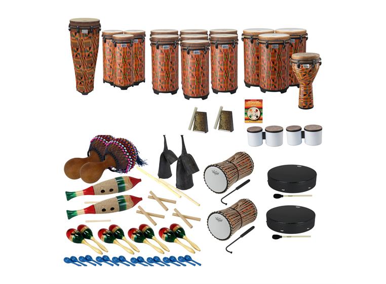 Remo PP-WMDC-BB- World Music Drumming Drum Pack, BB
