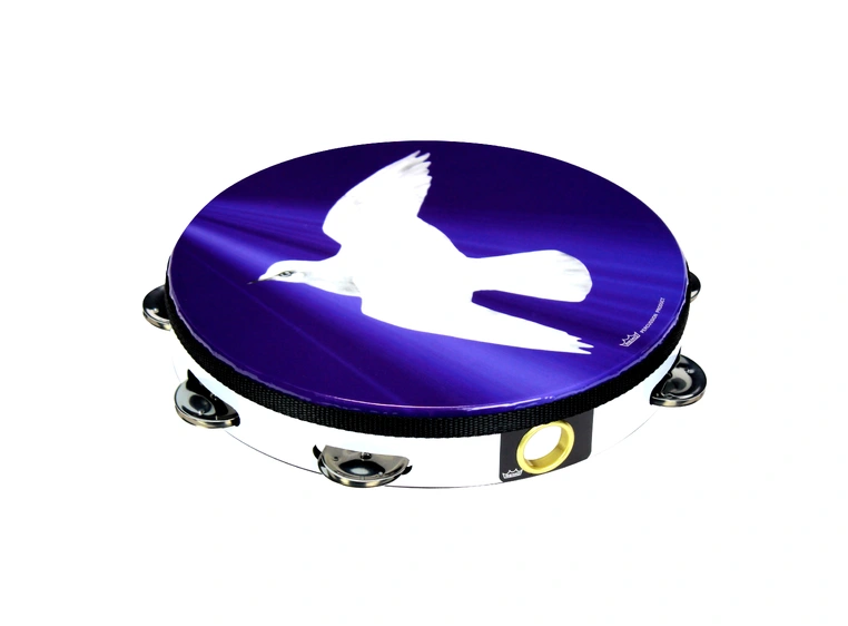 Remo TA-9110-18- Praise Tambourine Religious Dove, 10" 