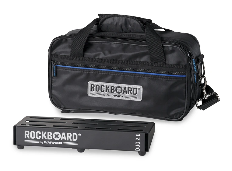 RockBoard DUO 2.0, Pedalboard with Gig Bag 