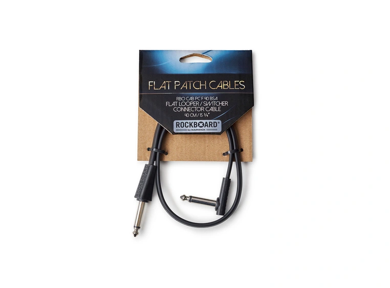 RockBoard Flat Patch Looper/Switcher Connector Cable - 40 cm / 15 3/4" 