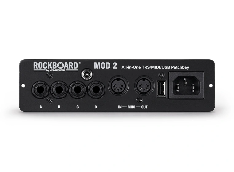 RockBoard MOD 2 V2 - All-in-One TRS, MIDI & USB Patchbay 