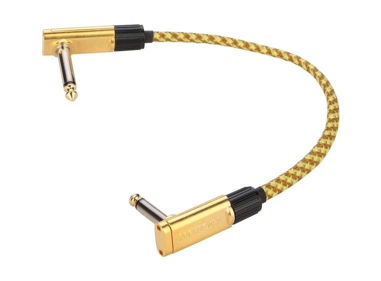 RockBoard Vintage Tweed Series Flat Patch Cable - 20 cm 