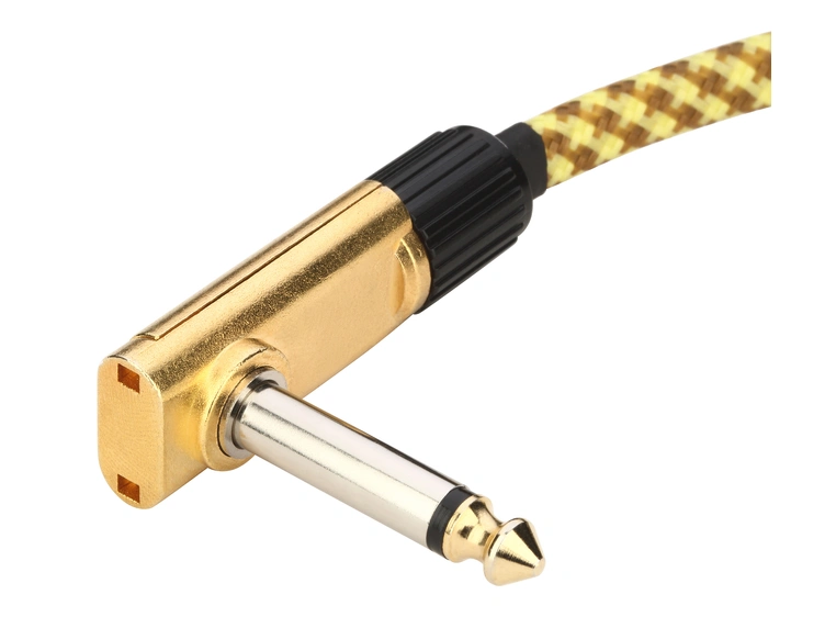 RockBoard Vintage Tweed Series Flat Patch Cable - 20 cm 