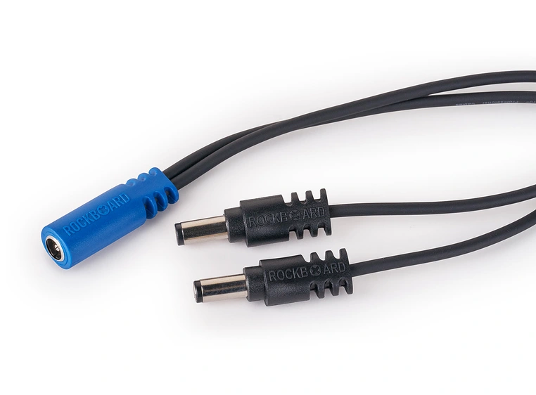 RockBoard  Voltage Doubler Y Cable barrel plug (series) to barrel socket 