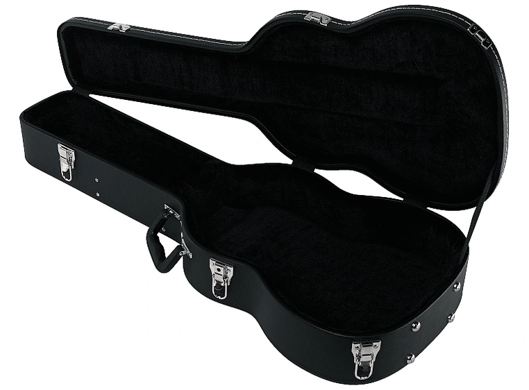 RockCase Acoustic Guitar Hardshell Case (Mini Acoustic), Curved - Black 