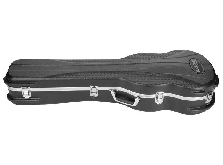 RockCase Electric Guitar ABS Case (SG-Style), Curved - Black 