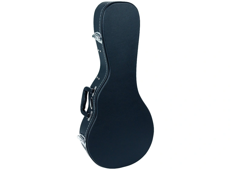 RockCase Mandolin Hardshell Case (Large), Arched Lid, Curved - Black 