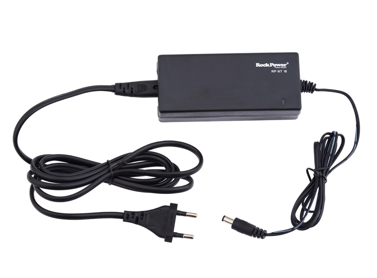 RockPower NT 18 - Power Supply Adapter 16V DC, 2.400 mA, (+) Center, Euro Plug 