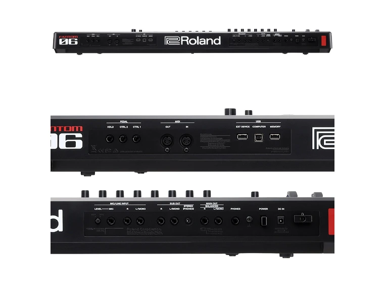 Roland Fantom-06 Synthesizer 61 tangenter 