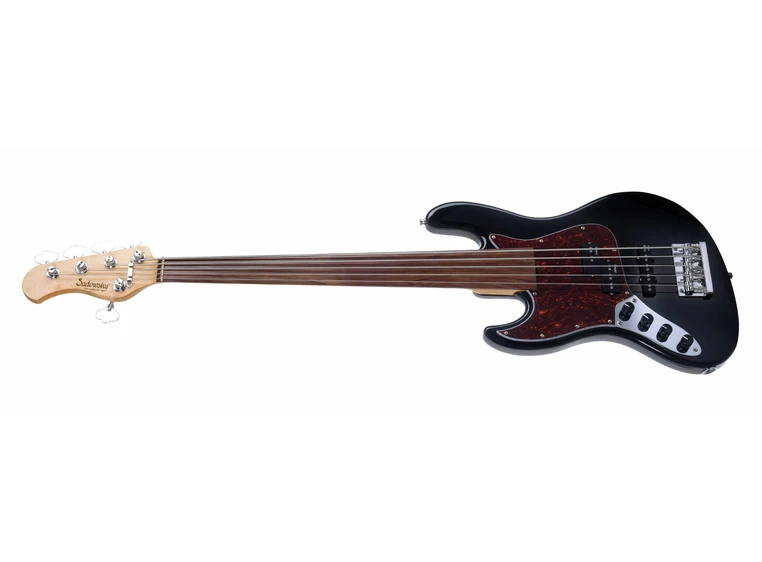 Sadowsky 21 Fret Hybrid PJ Bass 5 BK SHP CHR Act. 2way PJ PU OKU Fretless LH 