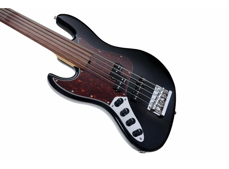 Sadowsky 21 Fret Hybrid PJ Bass 5 BK SHP CHR Act. 2way PJ PU OKU Fretless LH 