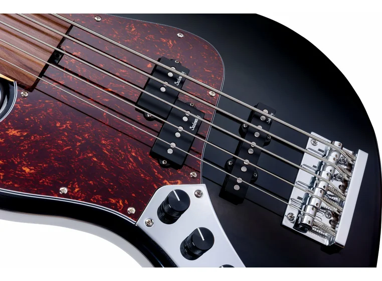 Sadowsky 21 Fret Hybrid PJ Bass 5 BK SHP CHR Act. 2way PJ PU OKU Fretless LH 