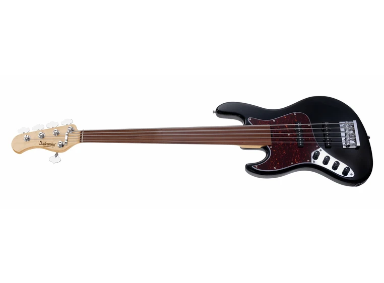 Sadowsky 21 Fret Vintage JJ Bass 5 BK SHP CH Act. 2way JJ PU OKU Fretless LH 