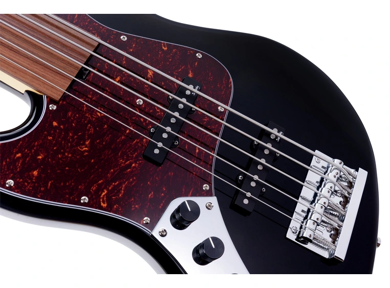 Sadowsky 21 Fret Vintage JJ Bass 5 BK SHP CH Act. 2way JJ PU OKU Fretless LH 