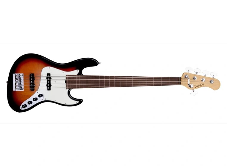 Sadowsky 21 Fret Vintage JJ Bass 5 T3SBST CH Act.2way JJ PU OKU FL w/Lines 