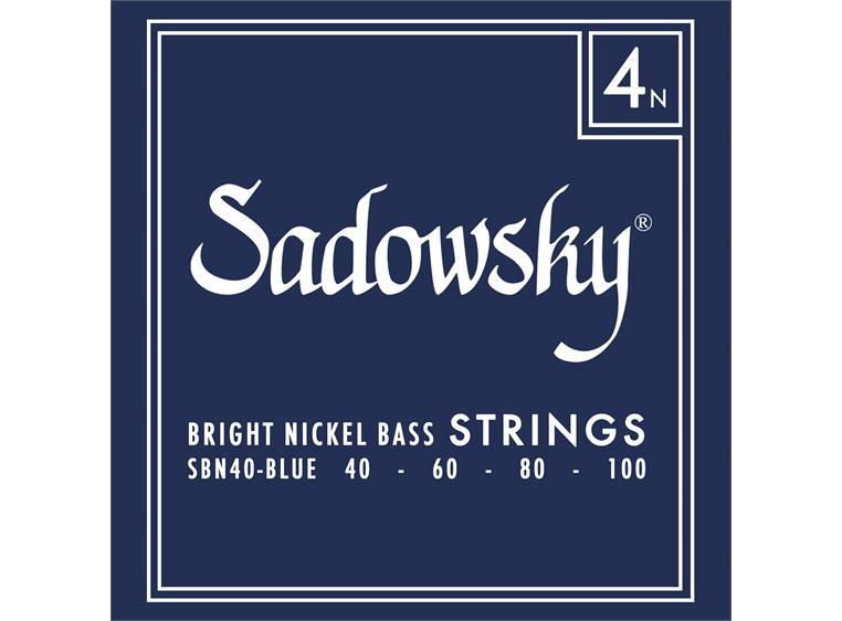 Sadowsky Blue Label Bass String Set (040-100) Nickel - 4-String