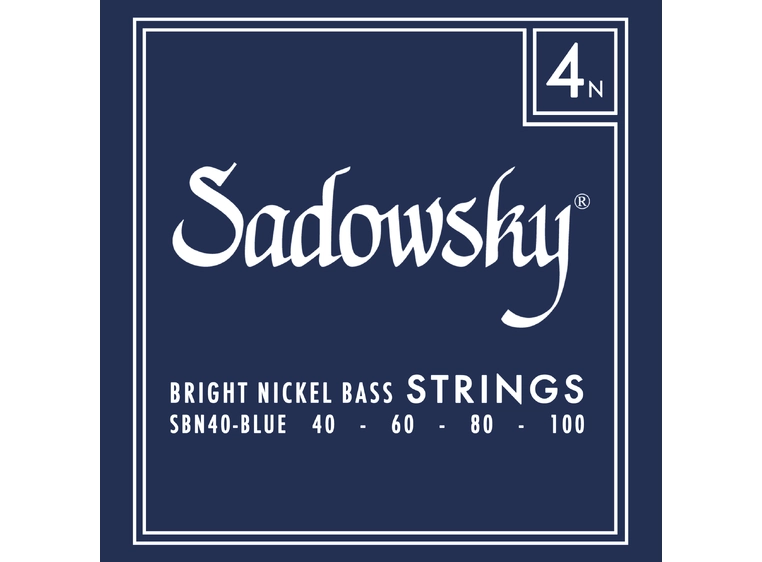 Sadowsky Blue Label Bass String Set (040-100) Nickel - 4-String 