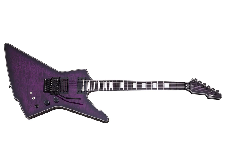 Schecter E-1 FR-S LH TPB Venstrehendt Trans Purple Burst 
