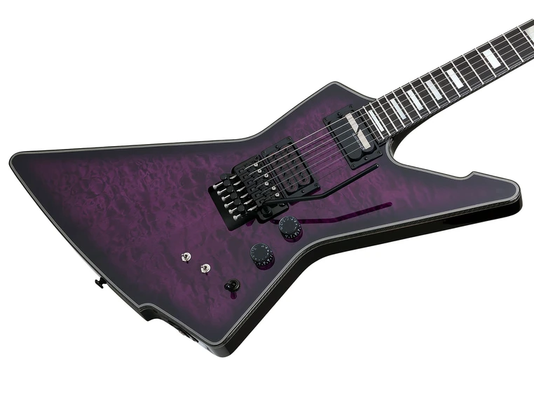 Schecter E-1 FR-S LH TPB Venstrehendt Trans Purple Burst 