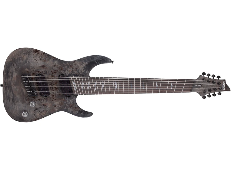 Schecter Omen Elite-8 Multiscale Charcoal 