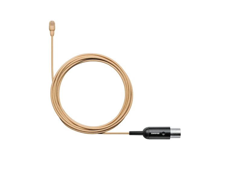Shure TL47 Lav Omni Natural Low-sen 1.6mm Cab MDOT Tan ACC 