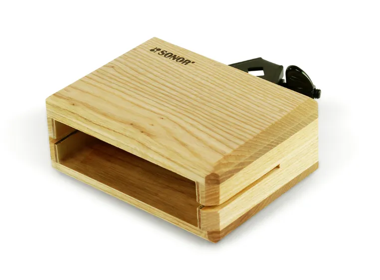 Sonor WB M Wood Block medium Incl. holder, Ash Wood 