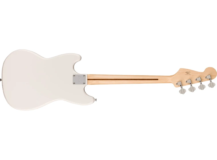 Squier Sonic Bronco Bass, Maple White Pickguard, Arctic White 