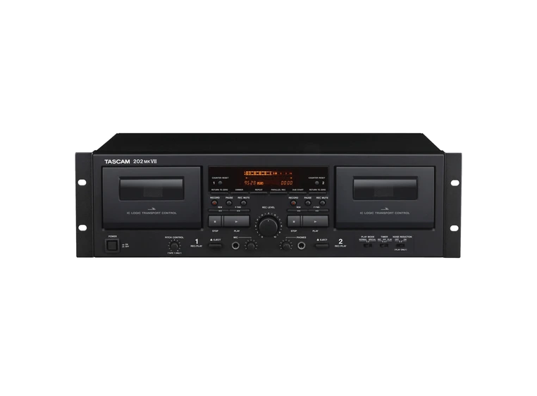 Tascam 202MKVII Kassettspiller 19“, 3U, USB output 
