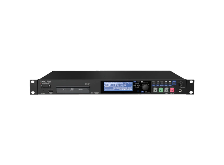 Tascam SS-R250N Solid state recorder Dual SD, USB Flash Recording 