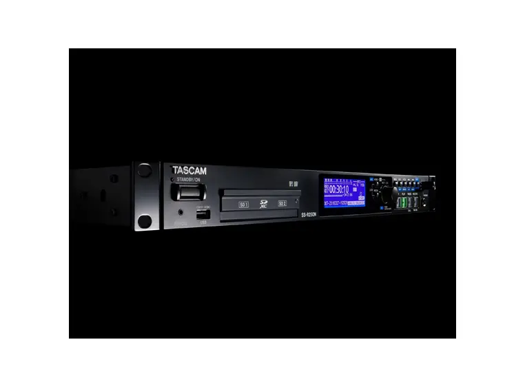 Tascam SS-R250N Solid state recorder Dual SD, USB Flash Recording 