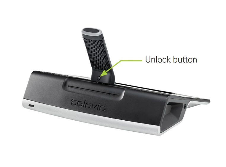 Televic Mike LPM lavprofil mikrofon til Confidea FLEX G4 