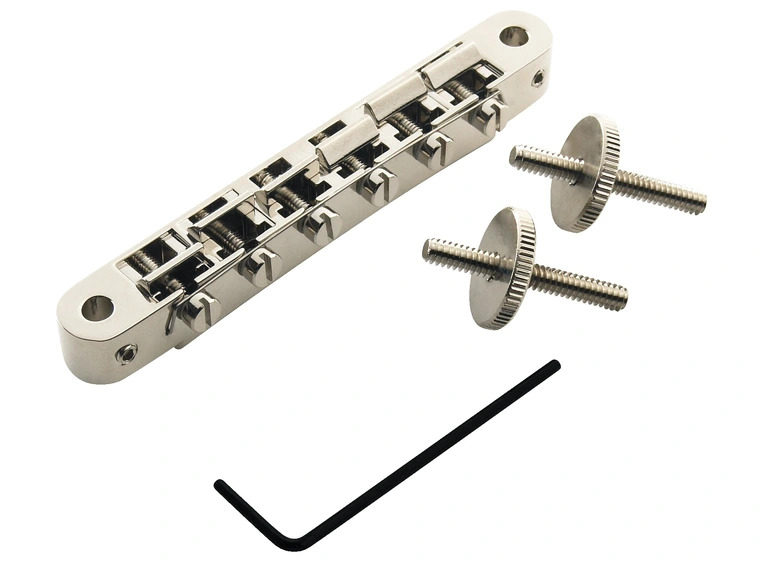 TonePros AVR2 N - Tune-O-Matic Bridge (Vintage ABR-1 Replacement) - Nickel 