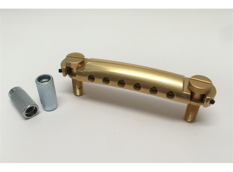 TonePros T1Z SG - Metric Tailpiece (Locking Stop Bar) - Satin Gold
