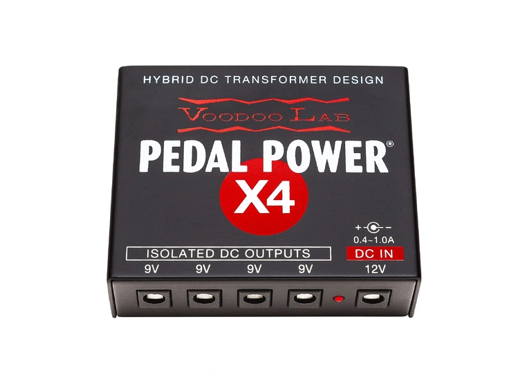Voodoo Lab Pedal Power X4 Isolated Power Supply w/four 9V outputs 