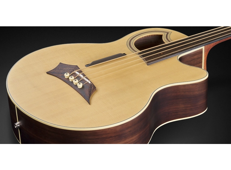 Warwick RockBass Alien Deluxe 4String, Fretless, Nat.Transp. Satin 