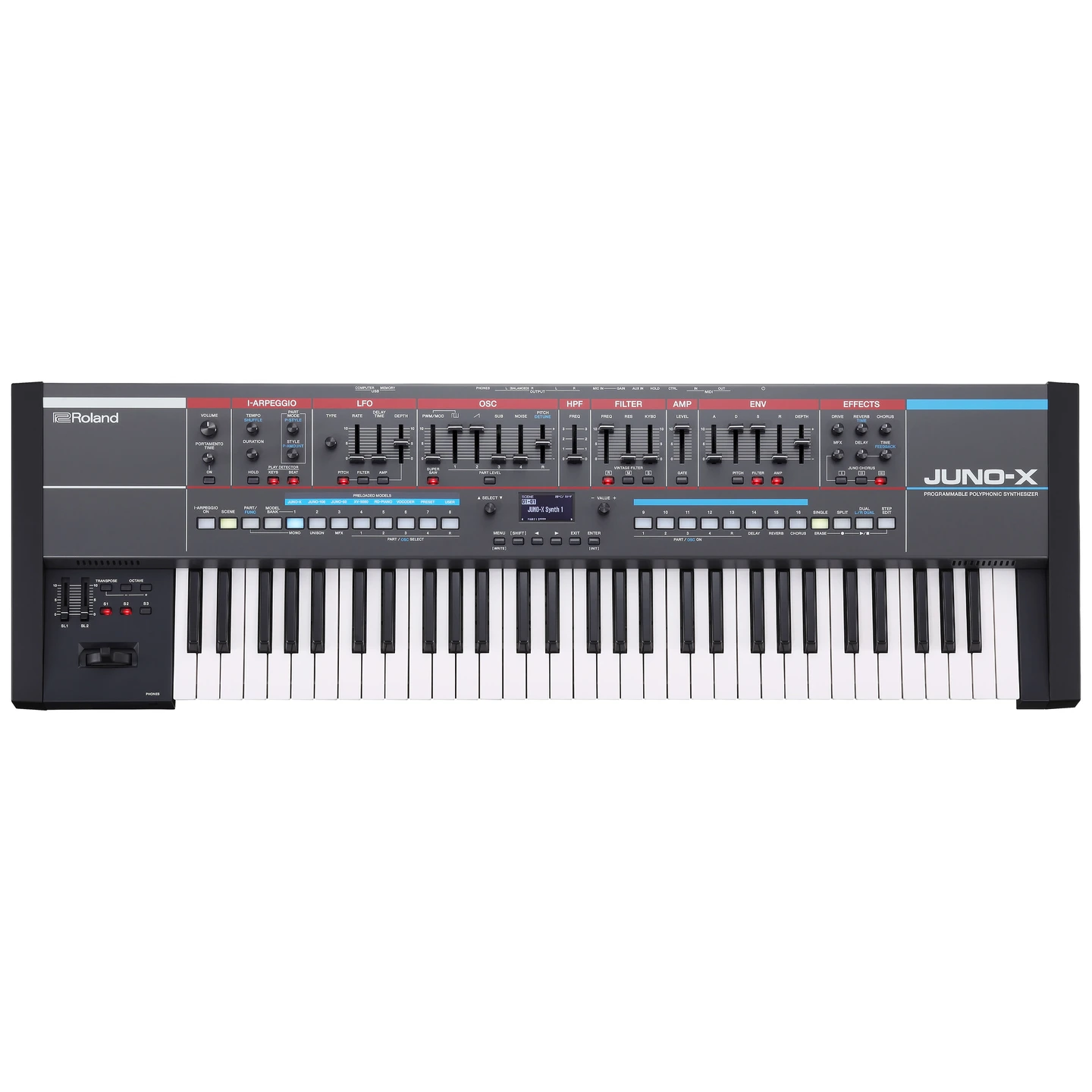 Juno-X Programmable Polyphonic Synthesizer