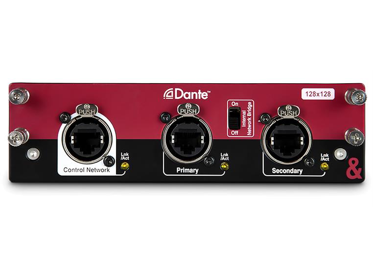 A&H Dante card for dLive systems 128x128 bi-directional au