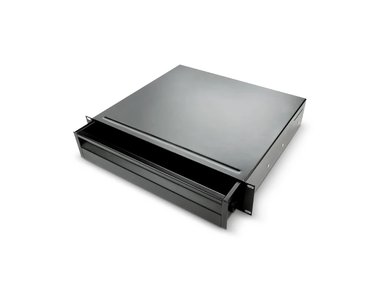 Adam Hall 19" Parts 874 E 02 A ERGO 19" Aluminium Rack Drawer 2 U 