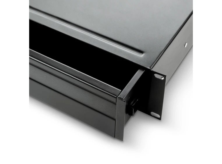 Adam Hall 19" Parts 874 E 02 A ERGO 19" Aluminium Rack Drawer 2 U 