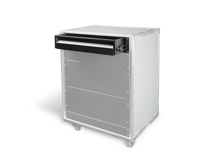 Adam Hall 19" Parts 874 E 02 A ERGO 19" Aluminium Rack Drawer 2 U 