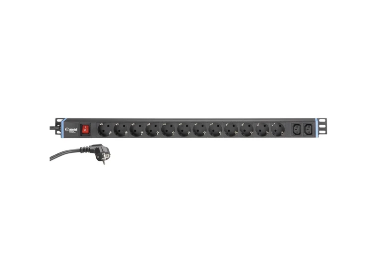 Adam Hall Accessories 874714 Mains Power Strip with 14 Sockets 