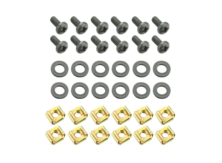 Adam Hall Parts 5924 M12 AH Bag 12 M6x12 mm Screw/Rack Nut/Washer 