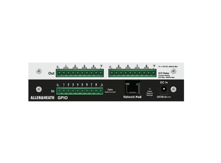 Allen & Heath GPIO 8xGPI, 8xGPO 