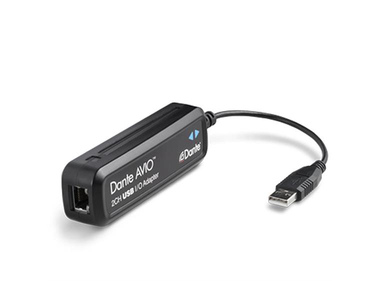 Audinate Dante AVIO USB IO Adapter 2x2 USB - DANTE konverter stereo