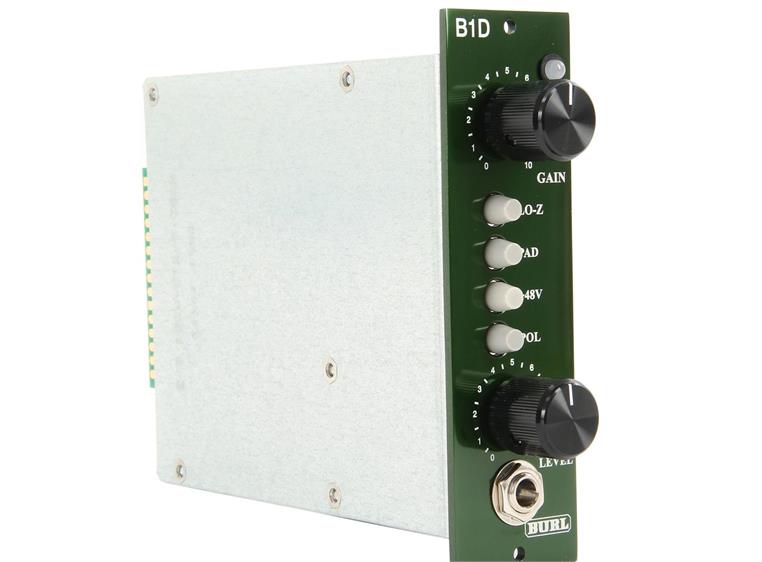 Burl Audio B1D Mikrofonforsterker 500 serien, klasse A, Steel transformer