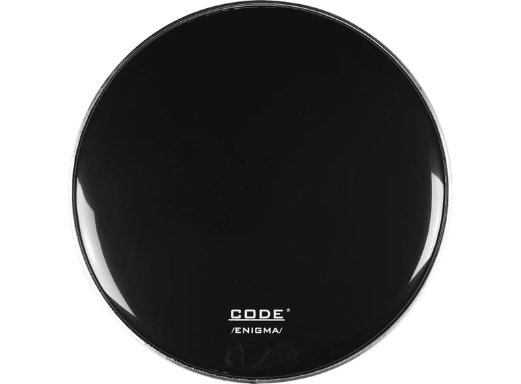 Code Drumheads EBLR24 Enigma series 24" Black reso kick drum head 
